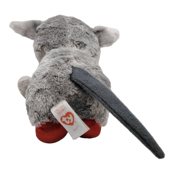 Retired TySilk Beanie Boos Mac Christmas Mouse With Tags - Like New Condition - Picture 7 of 8